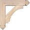 Ekena Millwork Imperial Arts and Crafts Smooth Bracket w/ Offset Brace, Douglas Fir, 5 1/2"W x 20"D x 20"H BKT0604X20X20IMP03SDF - alternate 4